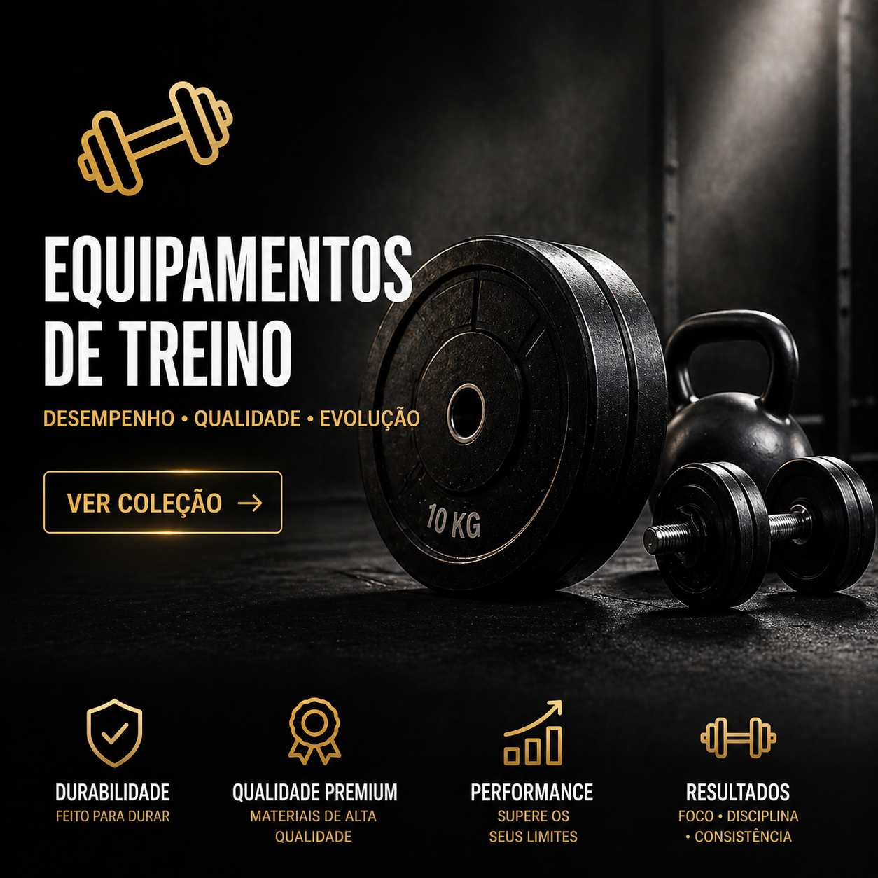 Equipamentos de Treino