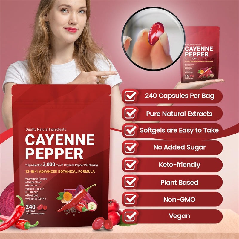 Pepper Body Supplements Supplement Energy