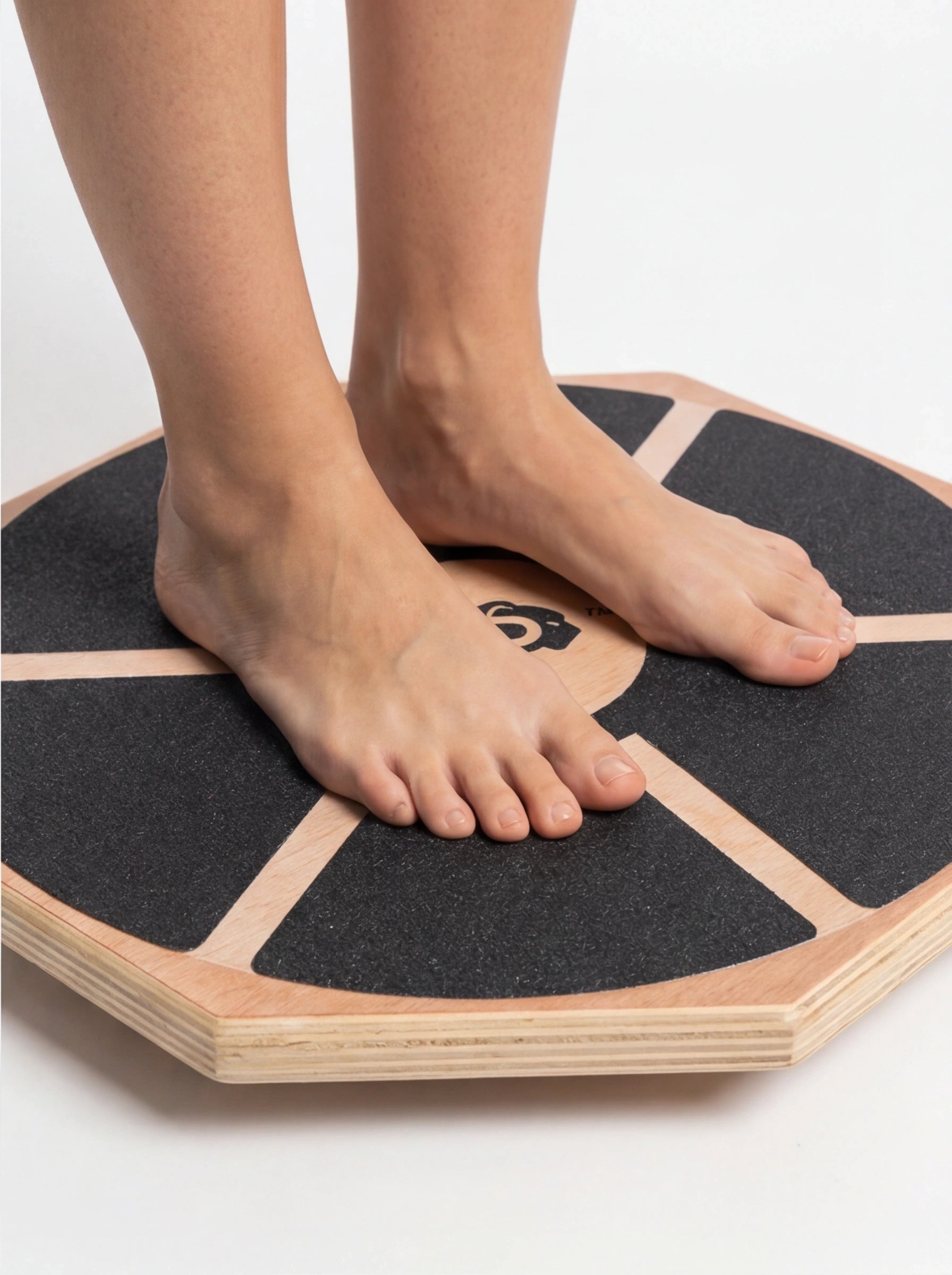 Wooden Octagonal Balance Trainer Board Twist Board Workout Balance Training  Sport Yoga Fitness Tool