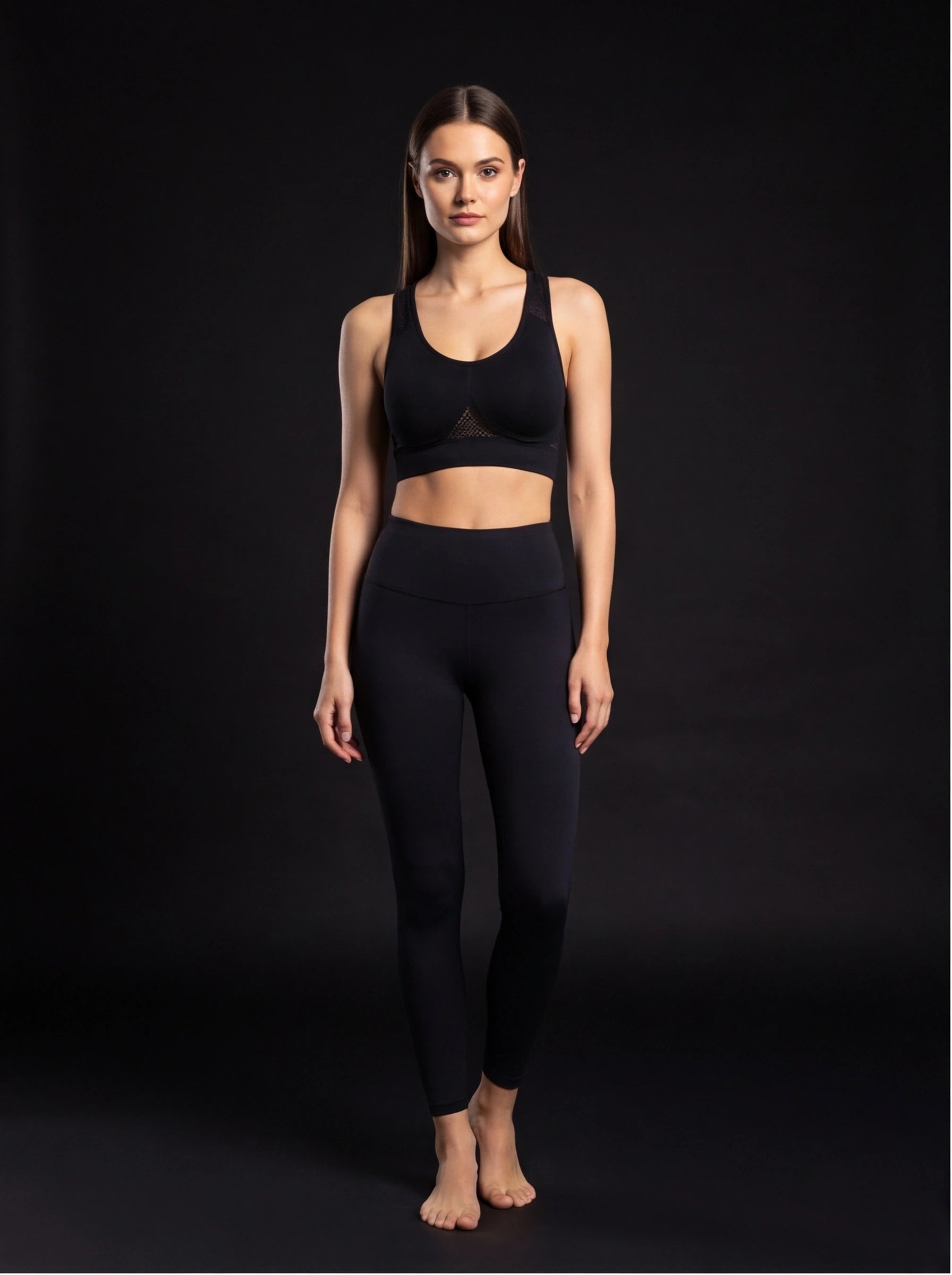Plus Size Women's Small Chest Push-up Workout Running Yoga