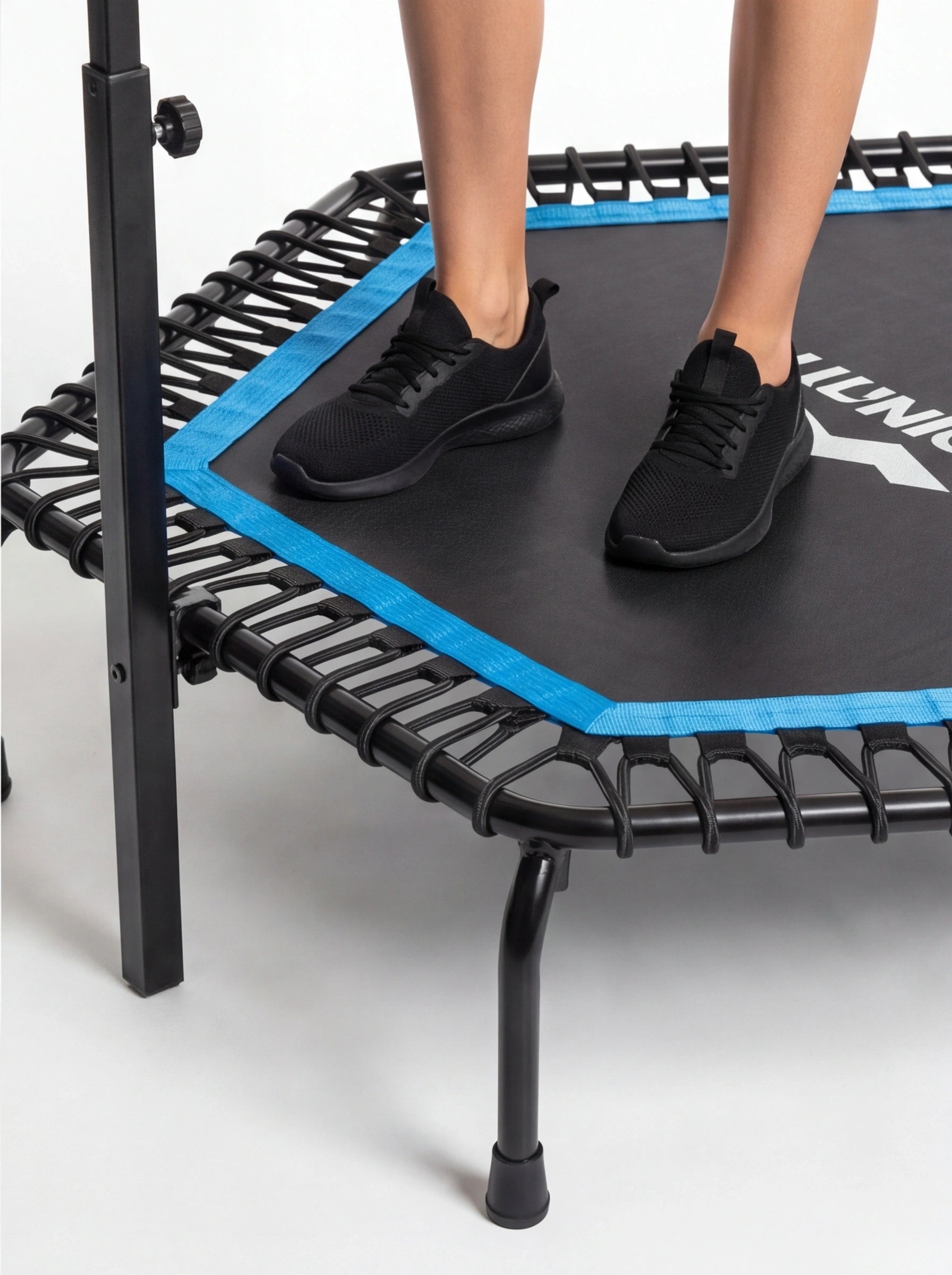 Trampolim Fitness com Corrimão — Para Toda a Família